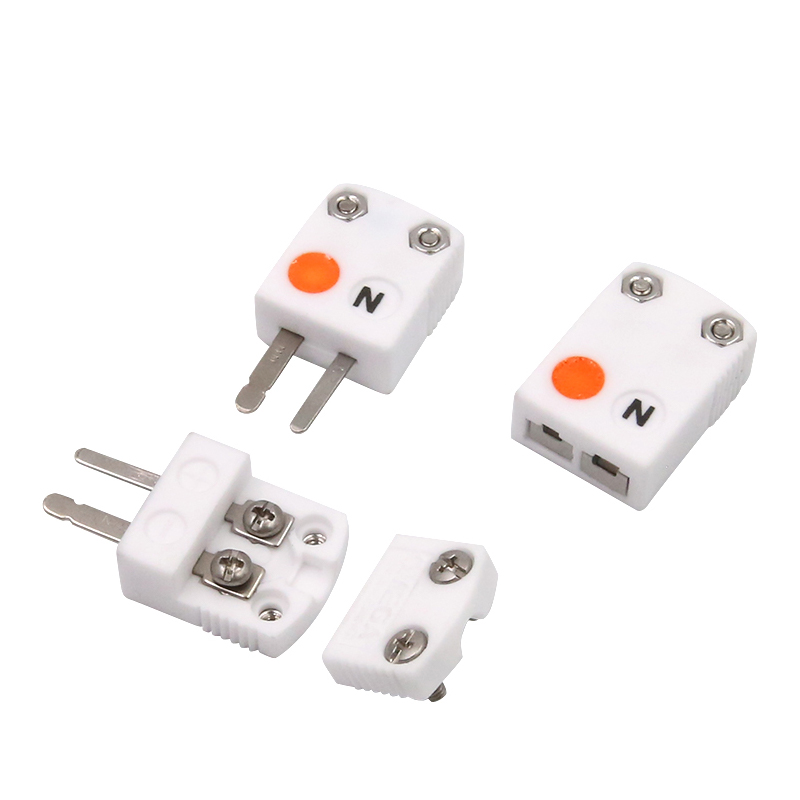 SHX-N-MF N型白色陶瓷熱電偶插頭插座連接器大小插頭件 耐溫650℃
